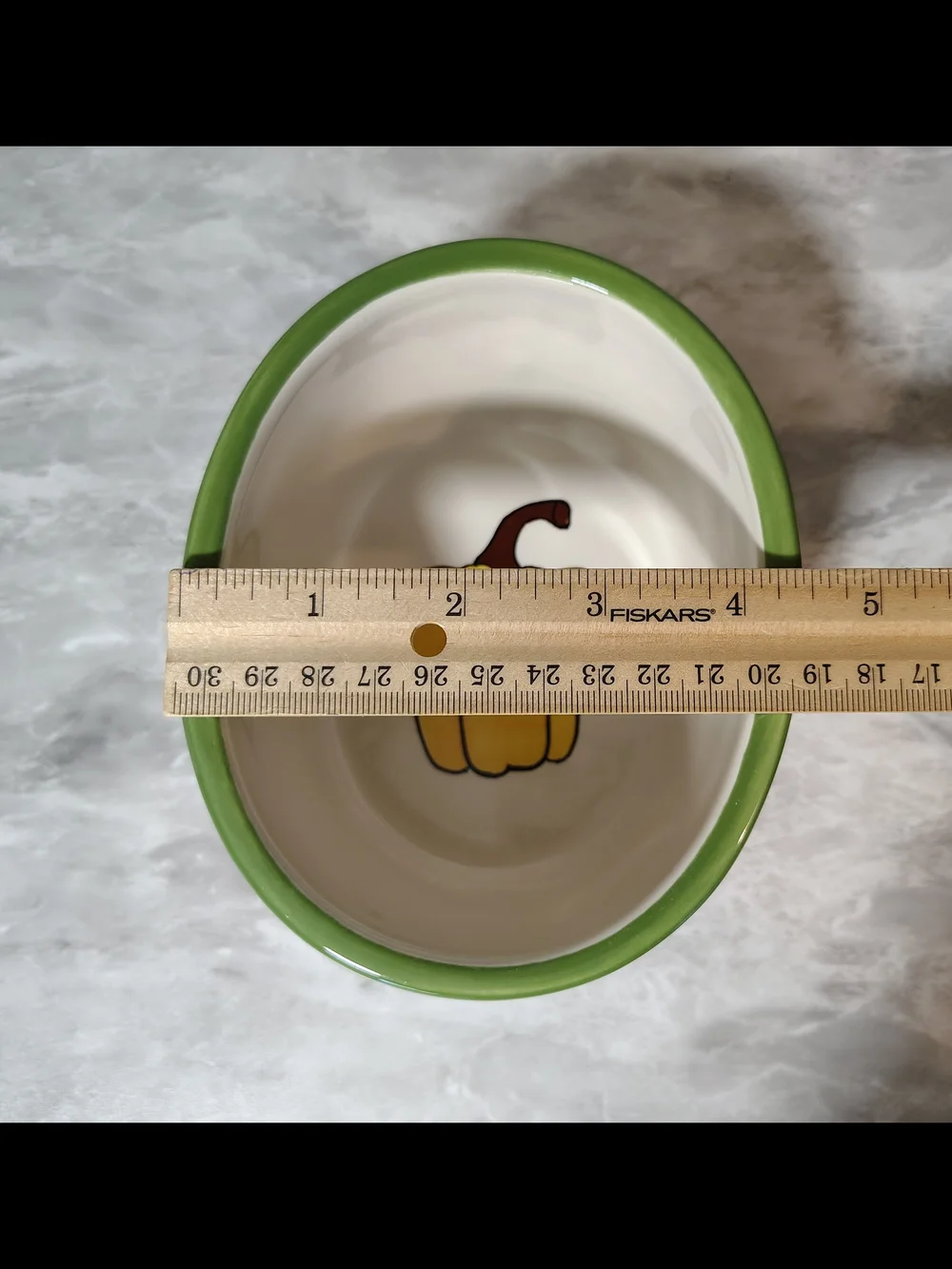Yellow Bell Pepper Ceramic Casserole Dish